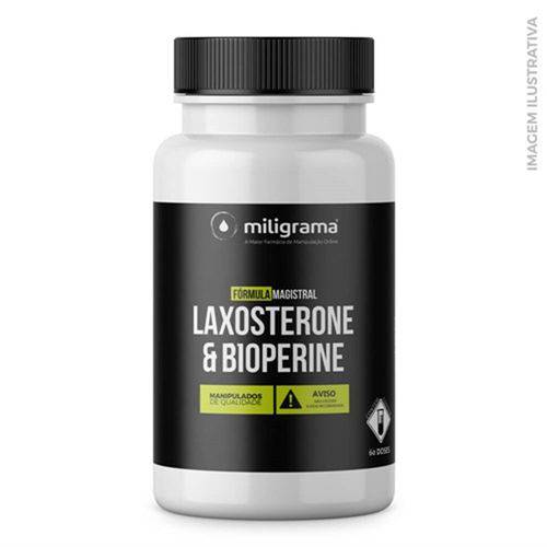 Laxosterone® 50mg + Bioperine 5mg 60 Cápsulas