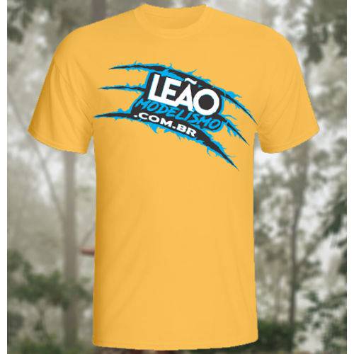Leao7004 - Camiseta Leão Modelismo Amarela - Xxgg
