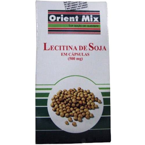 Lecitina de Soja 500Mg - 60 Cápsulas - Orient Mix