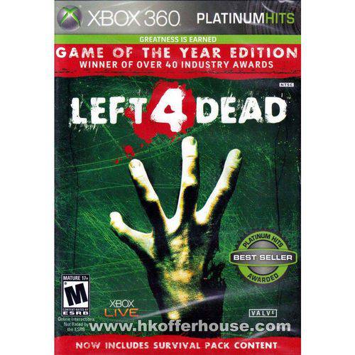 Left 4 Dead - Platinum Hits - Xbox 360