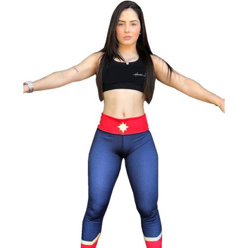 Legging Capitã Marvel Feminino