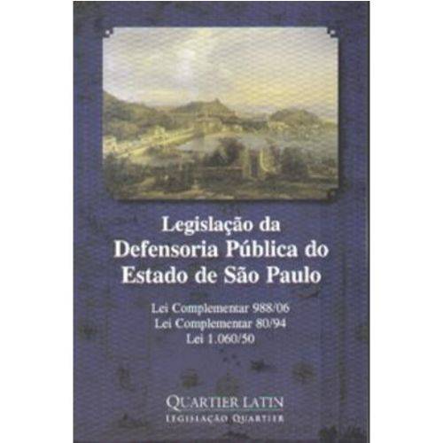 Legislação da Defensoria Pública do Estado de São Paulo - Legislação Quartier