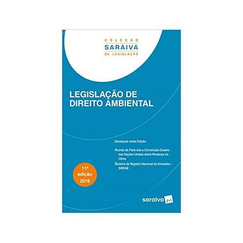 Legislação de Direito Ambiental 11ªed. - Saraiva
