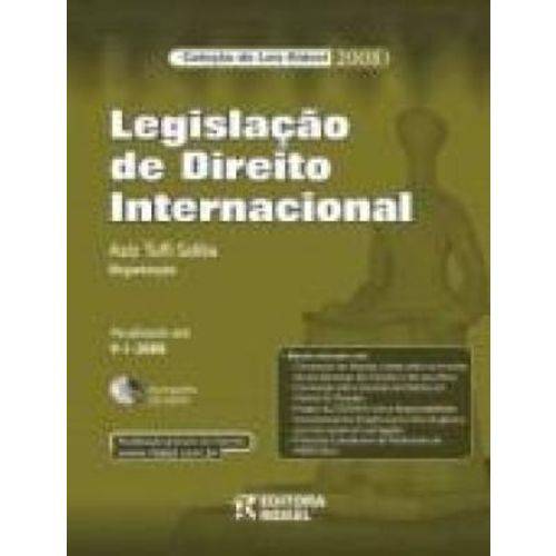 Legislação de Direito Internacional - 3º Ed. 2008 - Série Compacta - Col. de Leis Rideel ( Acompanha Cd-rom )
