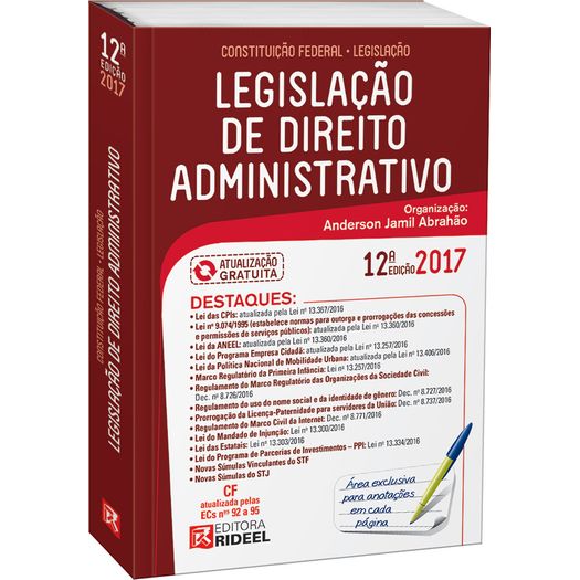 Legislacao do Direito Administrativo - Rideel
