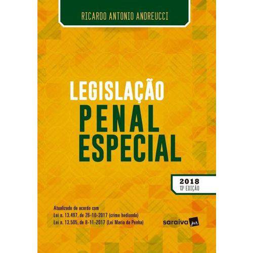 Legislação Penal Especial - 13ª Ed. 2018