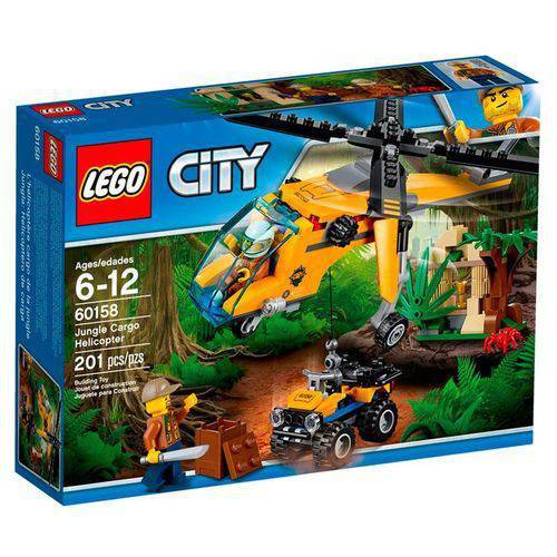 LEGO 60158 City - Helicóptero de Carga da Selva