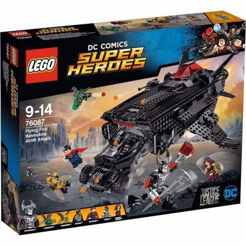 LEGO 76087 DC Comics Liga da Justiça Ataque Aereo do Batmobile - 955 Peças