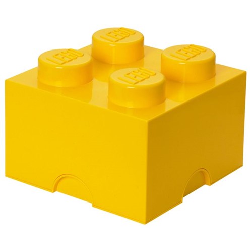 Lego Bloco Organizador 25 Cm Amarelo