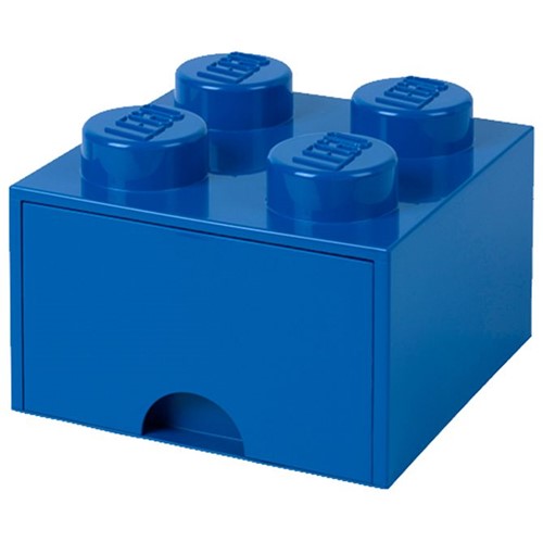 Lego Bloco Organizador 25 Cm C/1 Gaveta Azul