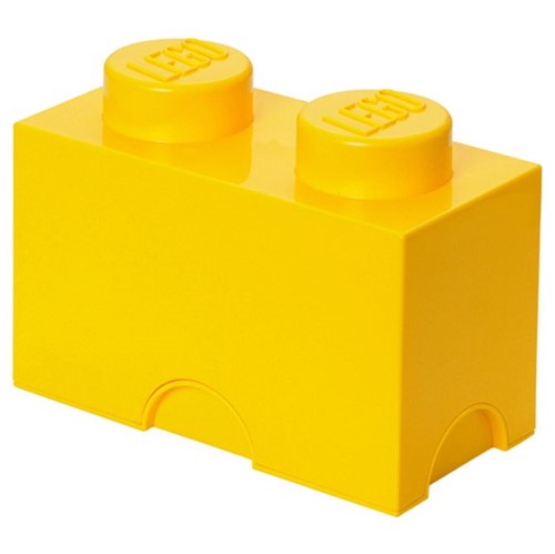Lego Bloco Organizador 25 Cm X 12 Cm Amarelo