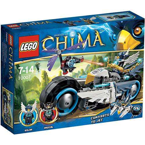 LEGO Chima - a Dupla Motocicleta de Eglor 70007