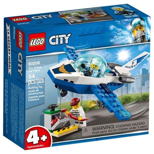 Lego City 60206 Polícia Aérea - Jato-Patrulha - Lego