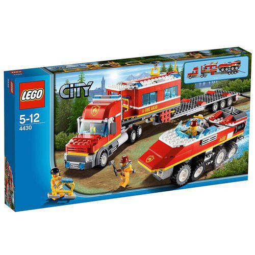 Lego City - Caminhão de Transporte de Bombeiros - 4430