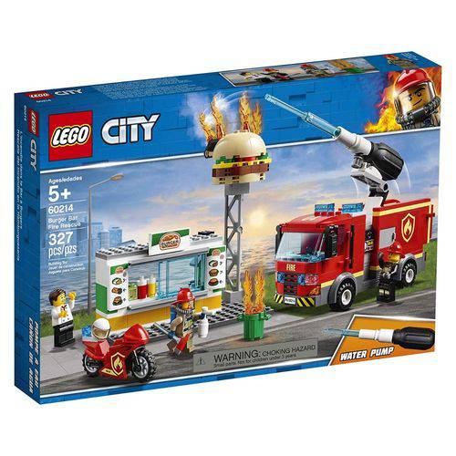 Lego City - Combate ao Fogo no Bar de Hambúrgueres 60214