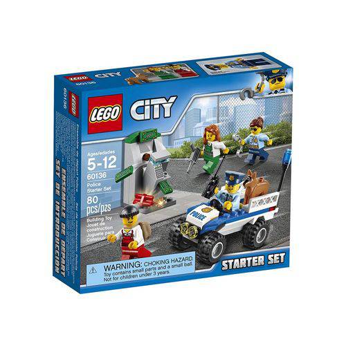 LEGO City - Conjunto de Iniciação da Polícia - 80 Peças