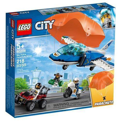 Lego City Policia Aerea Detençao de Paraquedas 60208