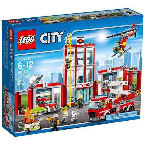 Lego Cityquartel dos Bombeiros