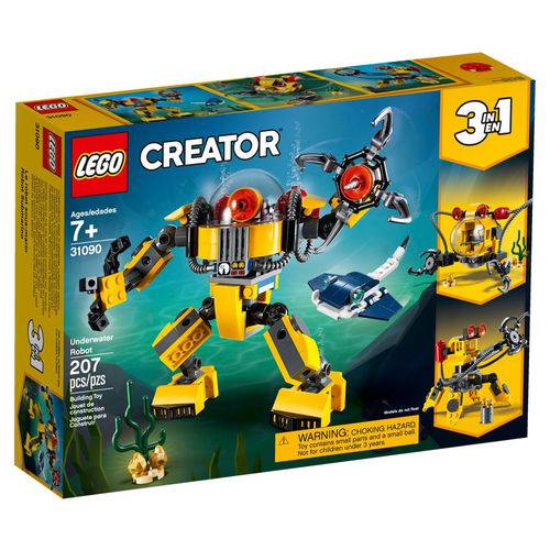 Lego Creator - 3 em 1 - Robôs Subaquáticos - 31090