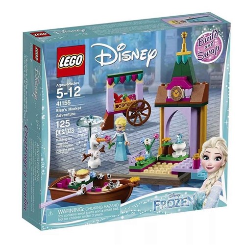 Lego Disney Frozen a Aventura de Elsa no Mercado 125 Peças Verde