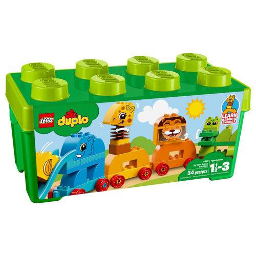 Lego Duplo - a Minha Primeira Caixa - Trem Animal - 10863