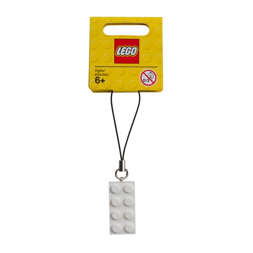 LEGO Extended Line - Pingente Bloco 2x4 Branco