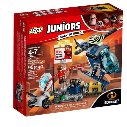 Lego Juniors - os Incriveis 2 - a Perseguicao no Telhado da Sra Incrivel