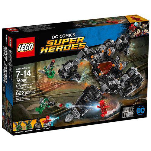 LEGO Liga da Justiça Super Heroes Batman's Knight Crawler Tunnel Attack 76086