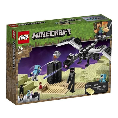 Lego Minecraft a Batalha Final 222 Peças 21151