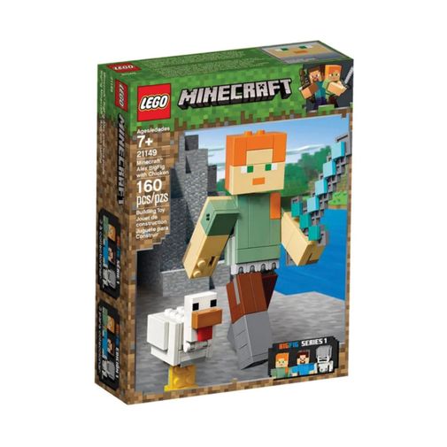 Lego Minecraft - Alex Gigante e Galinha - 21149