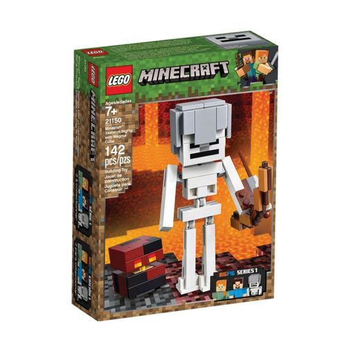 Lego Minecraft - Esqueleto Gigante e Cubo de Magma - 21150