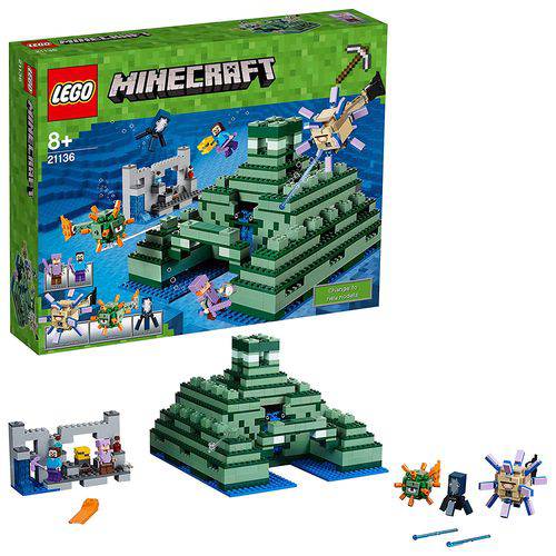 Lego Minecraft The Ocean Monument 21136 Building Kit 1122pc