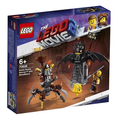 Lego Movie Batman Barba de Ferro Prontos para Batalha 168 Peças 70836