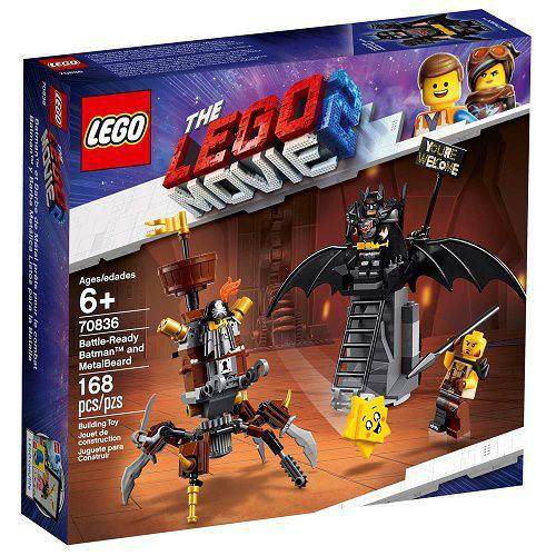 Lego Movie 2 Batman e Barba de Ferro Prontos para Combate 70836