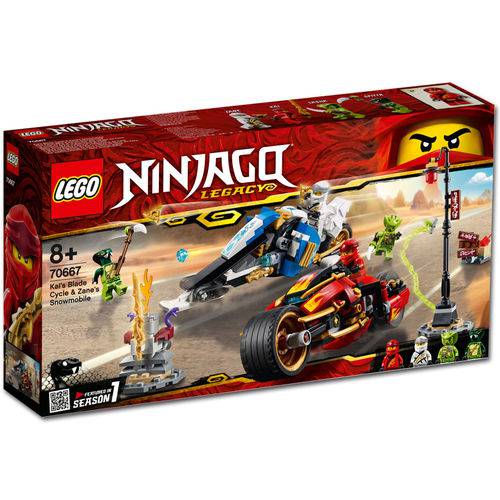 Lego Ninjago a Motocicleta de Kai e o Jet Ski de Zane 70667