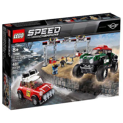 Lego Speed Champions 1967 Mini Cooper S Rally e 2018 Mini John Cooper Works Buggy 75894