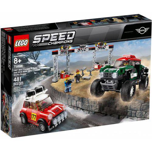 Lego Speed Champions Mini Cooper Rally e John Cooper 75894
