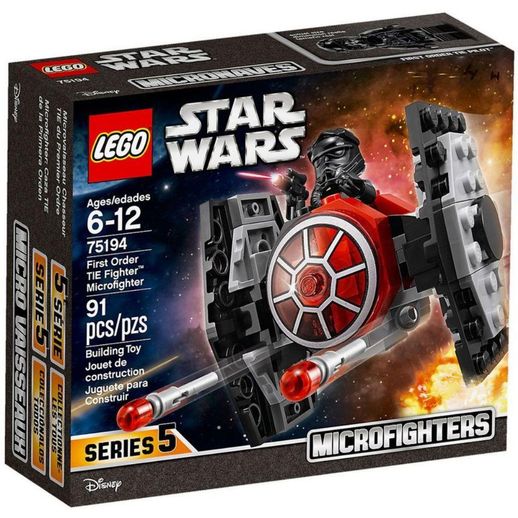 Lego Star Wars 75194 Microfighter Caça Tie da Primeira Ordem - Lego Lego Star Wars 75194 Microfighter Caça Tie da Primeira Ordem - Lego