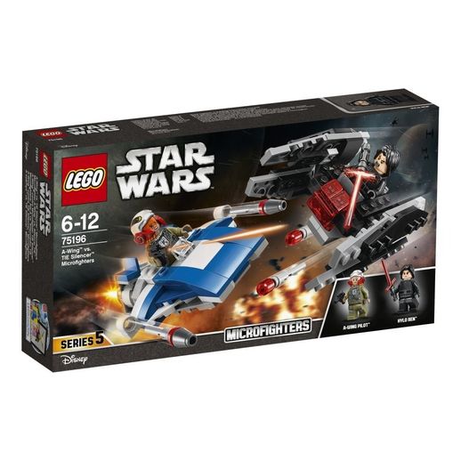 Lego Star Wars 75196 Microfighters A-wing Vs. Silenciador TIE - Lego