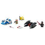 Lego Star Wars - Microfighters A-wing Vc Silenciador Tie -75196
