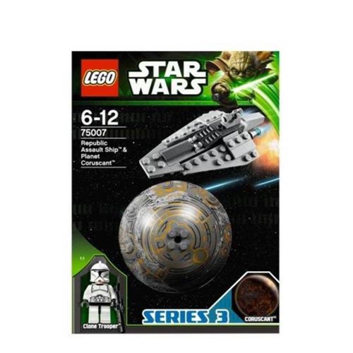 Lego Star Wars - Republic Assault Ship- Coruscant- - com 74 Pçs - Cód 75007