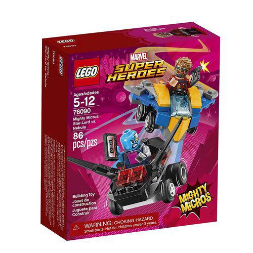 Lego Super Heroes Marvel Mighty Micros Senhor das Estrelas Vs Nebula 76090
