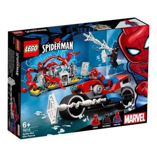 Lego Super Heroes - o Resgate de Motocicleta de Spider-man 76113