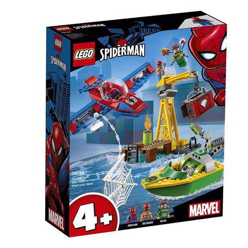 Lego Super Heroes - Spider-man o Assalto Aos Diamantes de Dock Ock 76134