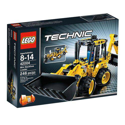 Lego Technic - Carregadora com Pá de Escavação Traseira - 42004