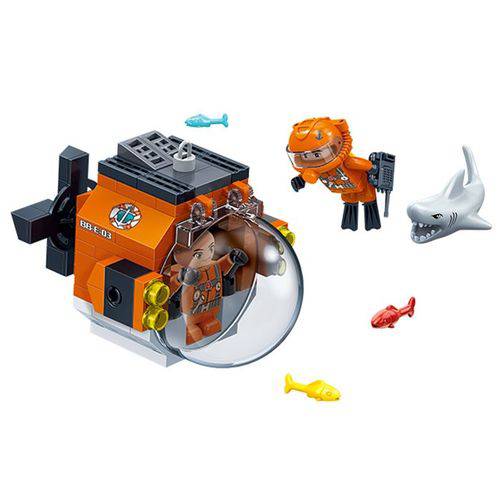 LEGO Tesouro Ducan Pesquisa Submersível 84 Peças Banbao