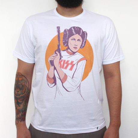Leia LoveGun - Camiseta Clássica Masculina