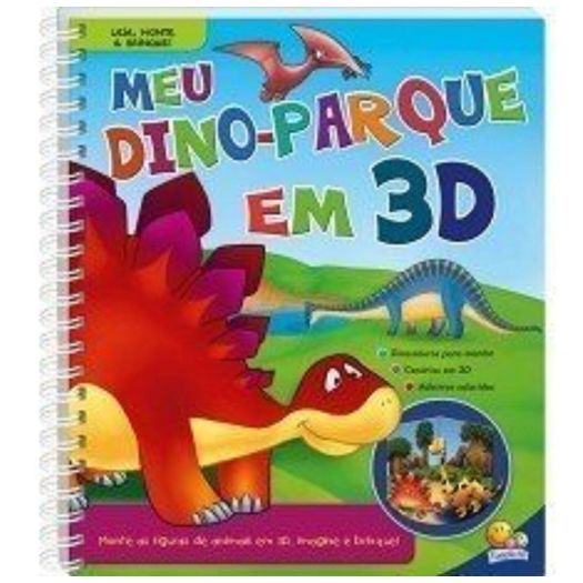 Leia Monte e Brinque - Meu Dino Parque em 3d - Todolivro