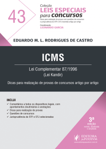 Leis Especiais para Concursos - V.43 - ICMS (2019)
