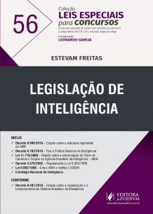 Leis Especiais para Concursos - V.56 - Legislação de Inteligência (2019)